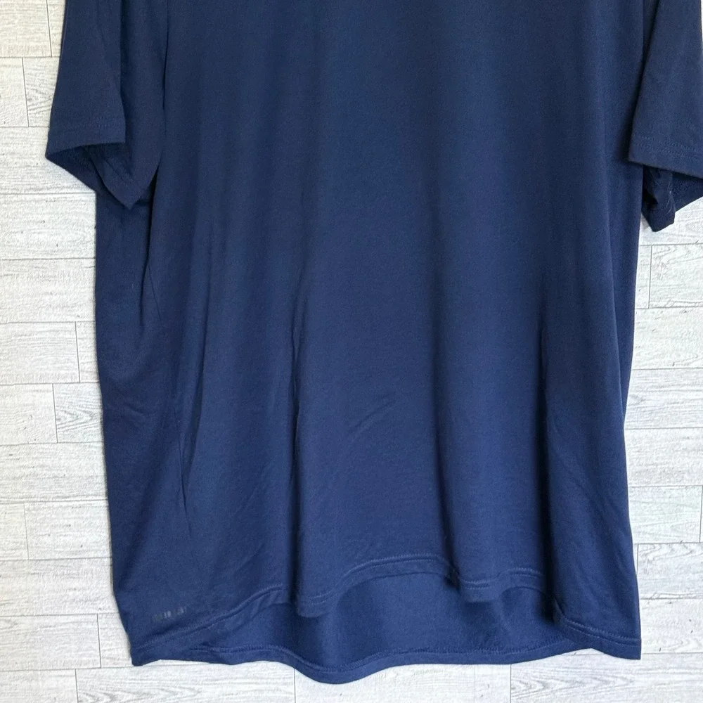 Adidas Navy Blue T Shirt XL Mens Active Power‎ to Change Lives Graphic Print
